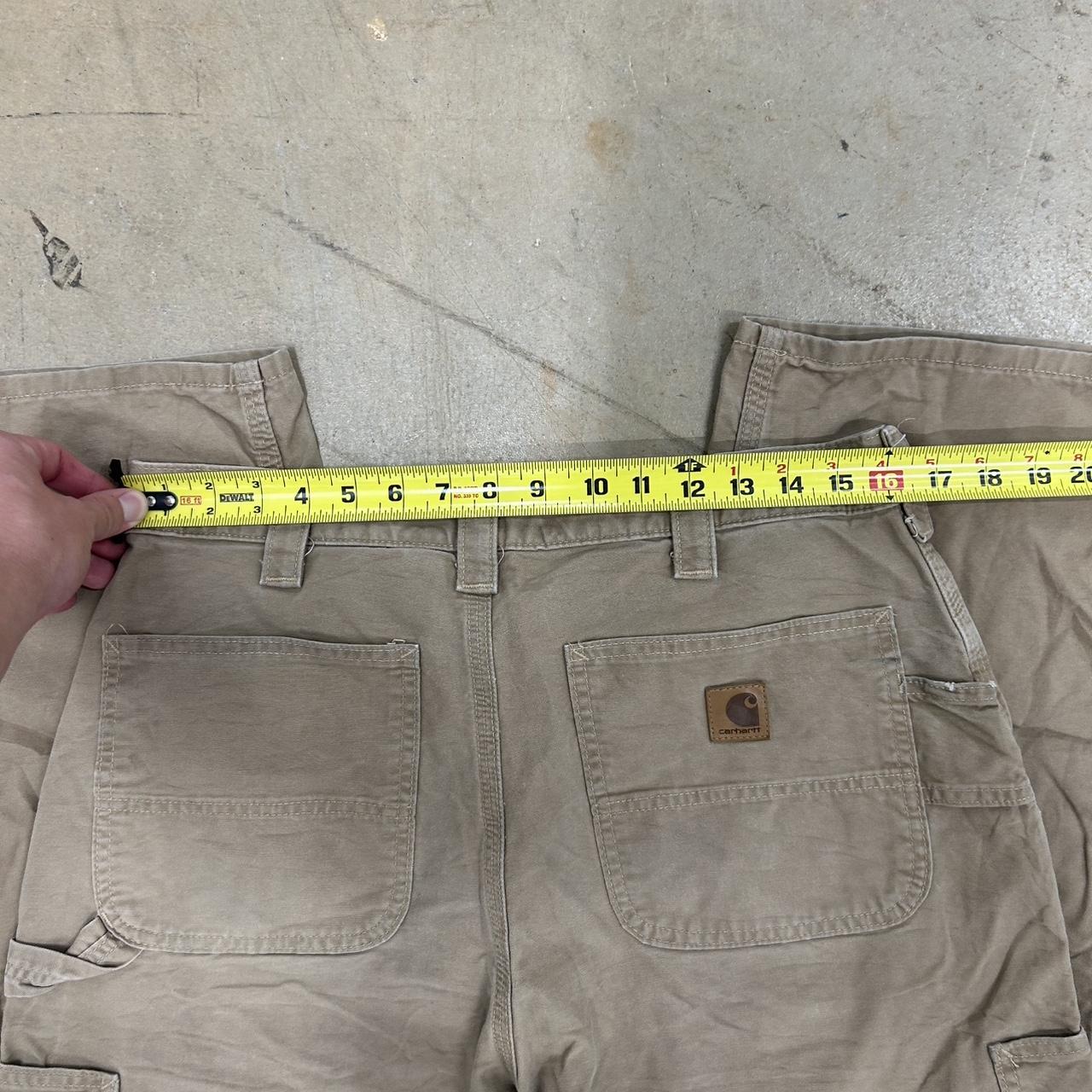Carhartt Loose Fit Tan Carpenter Pants – Size 35x32 – Okay Condition