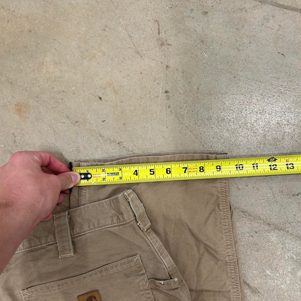 Carhartt Loose Fit Tan Carpenter Pants – Size 35x32 – Okay Condition