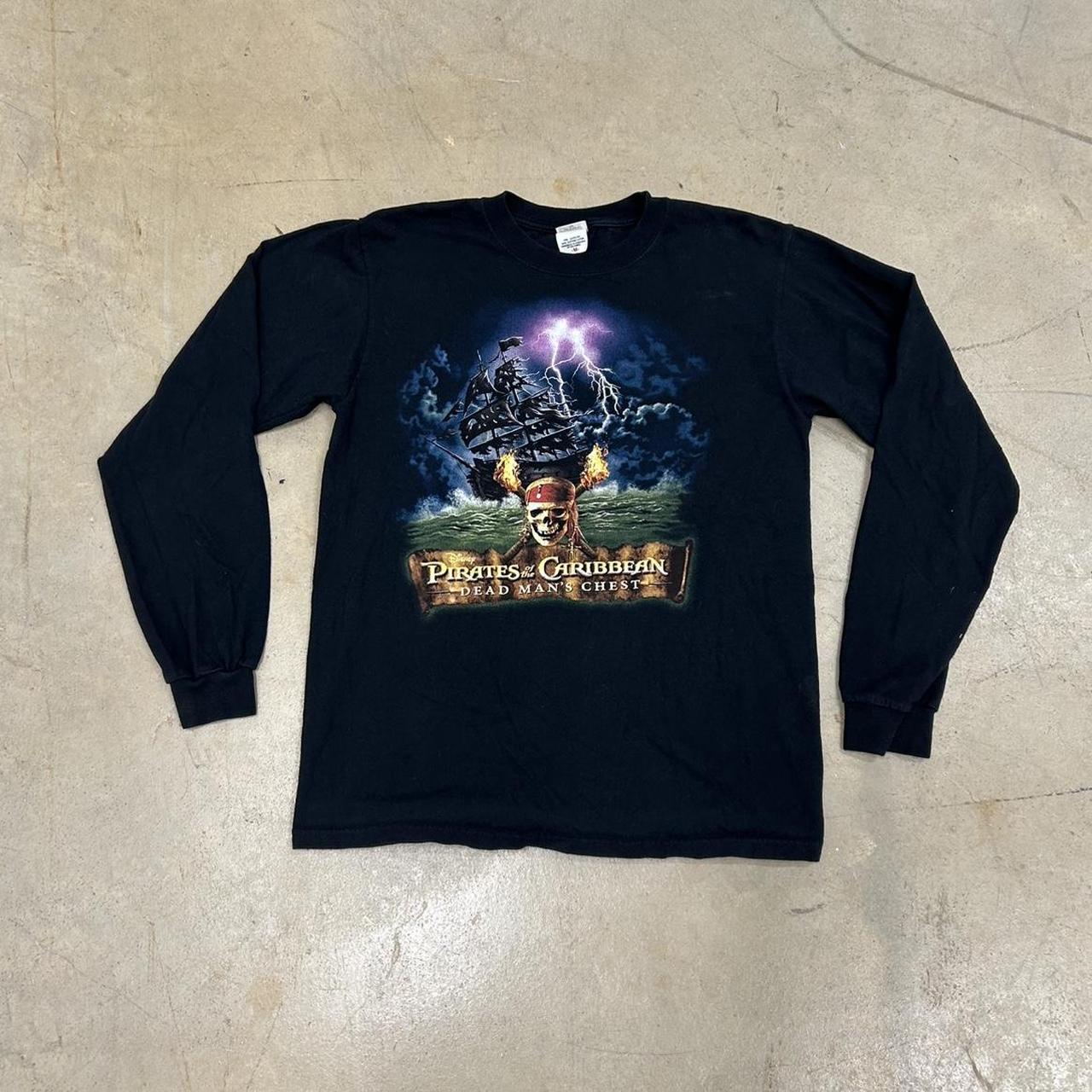 Pirates of the Caribbean Dead Man’s Chest Long Sleeve Shirt – Size M – Great Condition