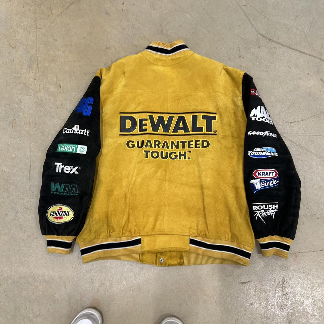 Vintage DeWalt Racing Leather Jacket – Wilson’s Leather Chase Authentics – Size 2XL – Good Condition