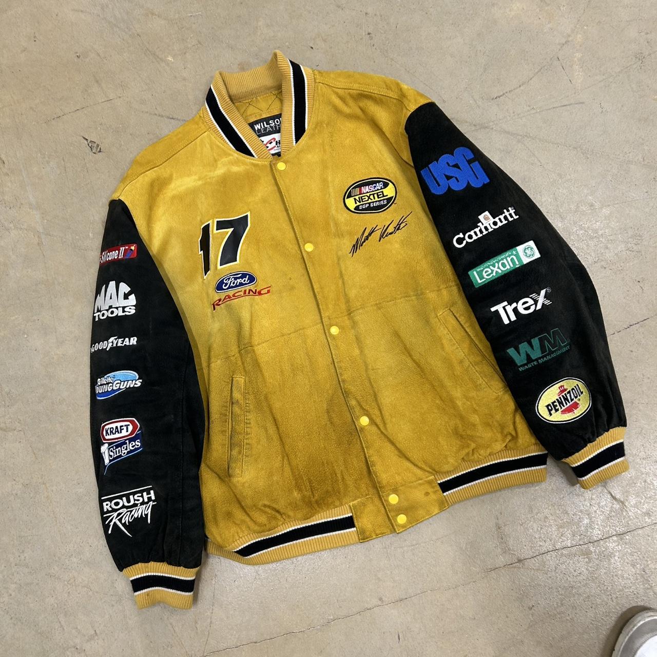 Vintage DeWalt Racing Leather Jacket – Wilson’s Leather Chase Authentics – Size 2XL – Good Condition