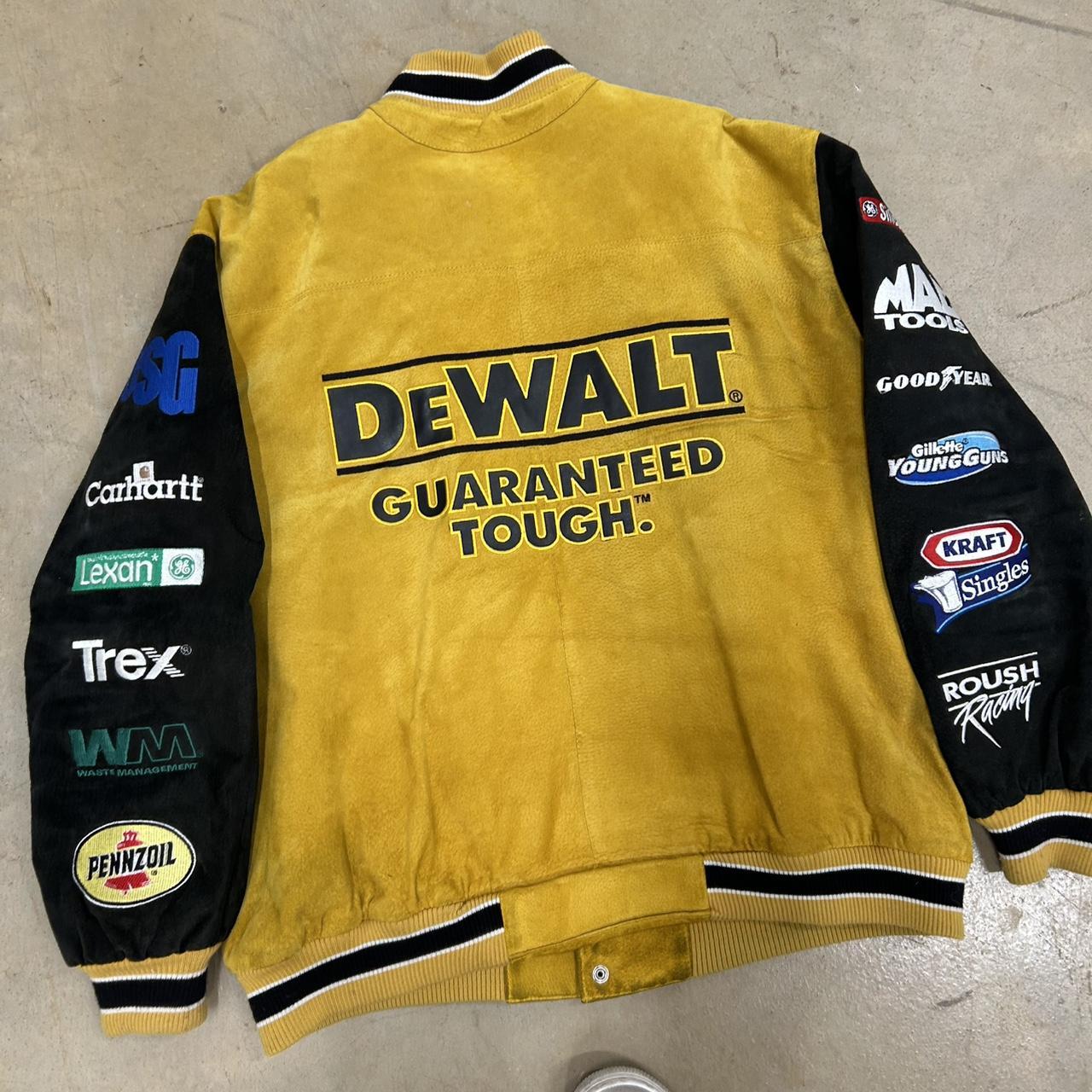 Vintage DeWalt Racing Leather Jacket – Wilson’s Leather Chase Authentics – Size 2XL – Good Condition