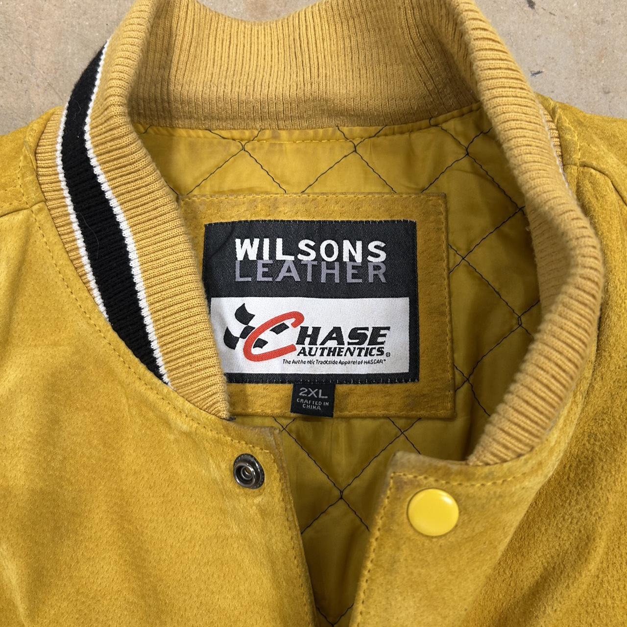 Vintage DeWalt Racing Leather Jacket – Wilson’s Leather Chase Authentics – Size 2XL – Good Condition