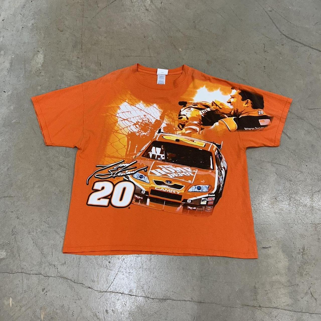Vintage 2004 Tony Stewart Home Depot Racing T-Shirt – Orange – Size 2XL – Great Condition