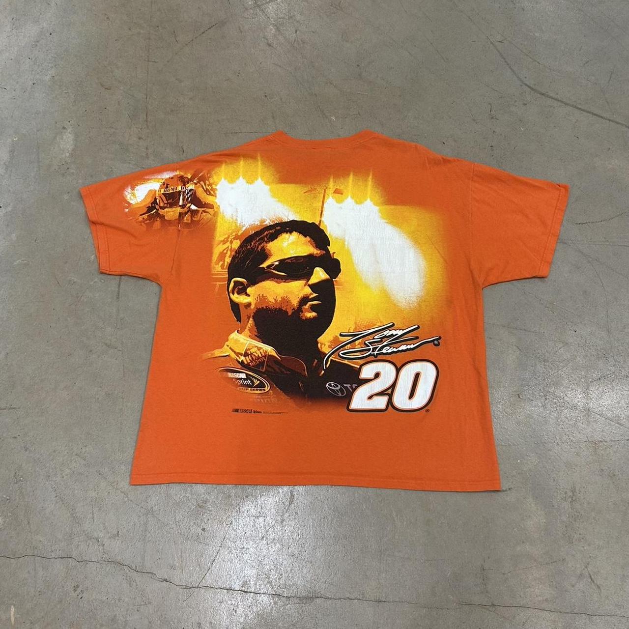 Vintage 2004 Tony Stewart Home Depot Racing T-Shirt – Orange – Size 2XL – Great Condition