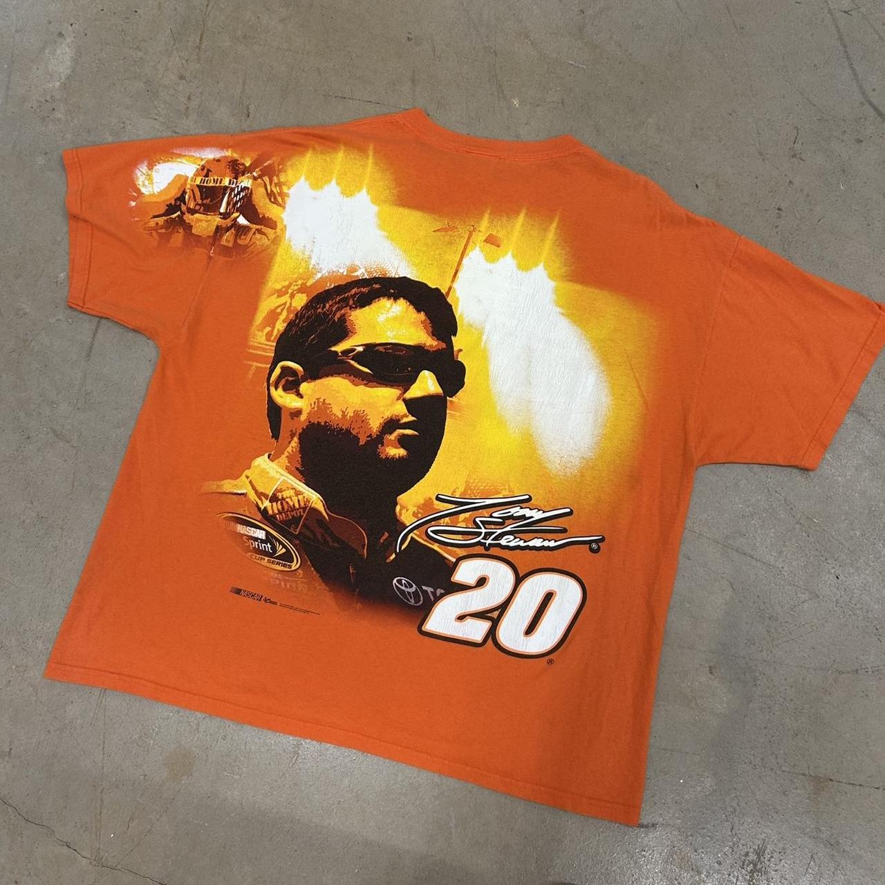 Vintage 2004 Tony Stewart Home Depot Racing T-Shirt – Orange – Size 2XL – Great Condition