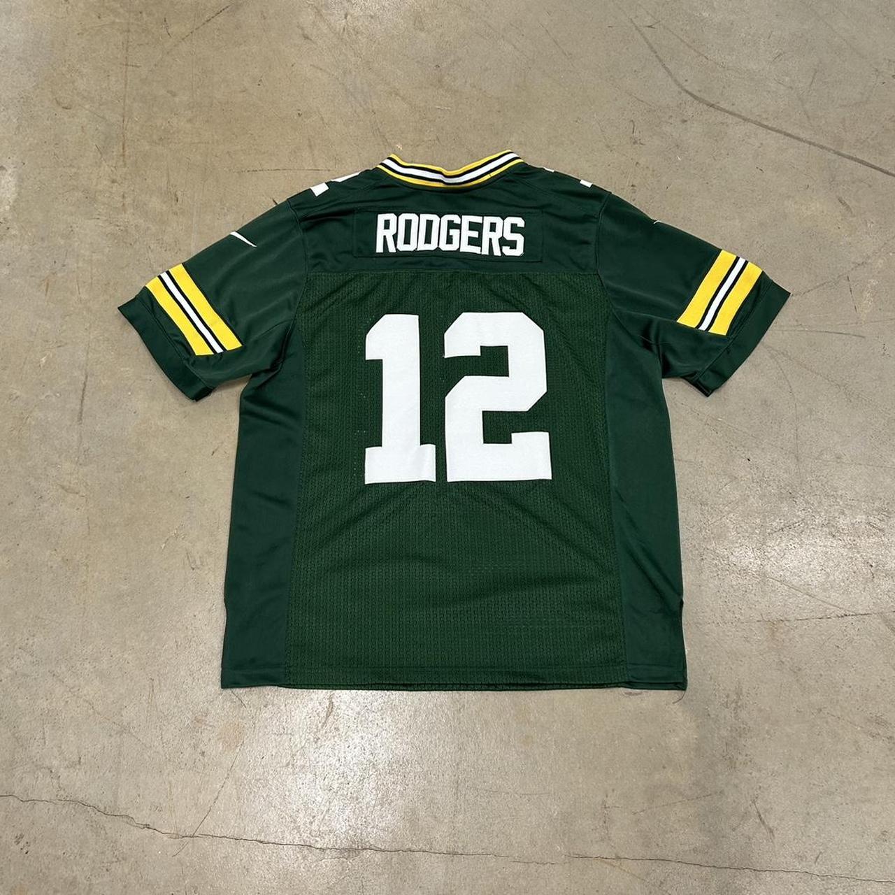 Green Bay Packers Aaron Rodgers Stitched Jersey – Size M – Good Condition