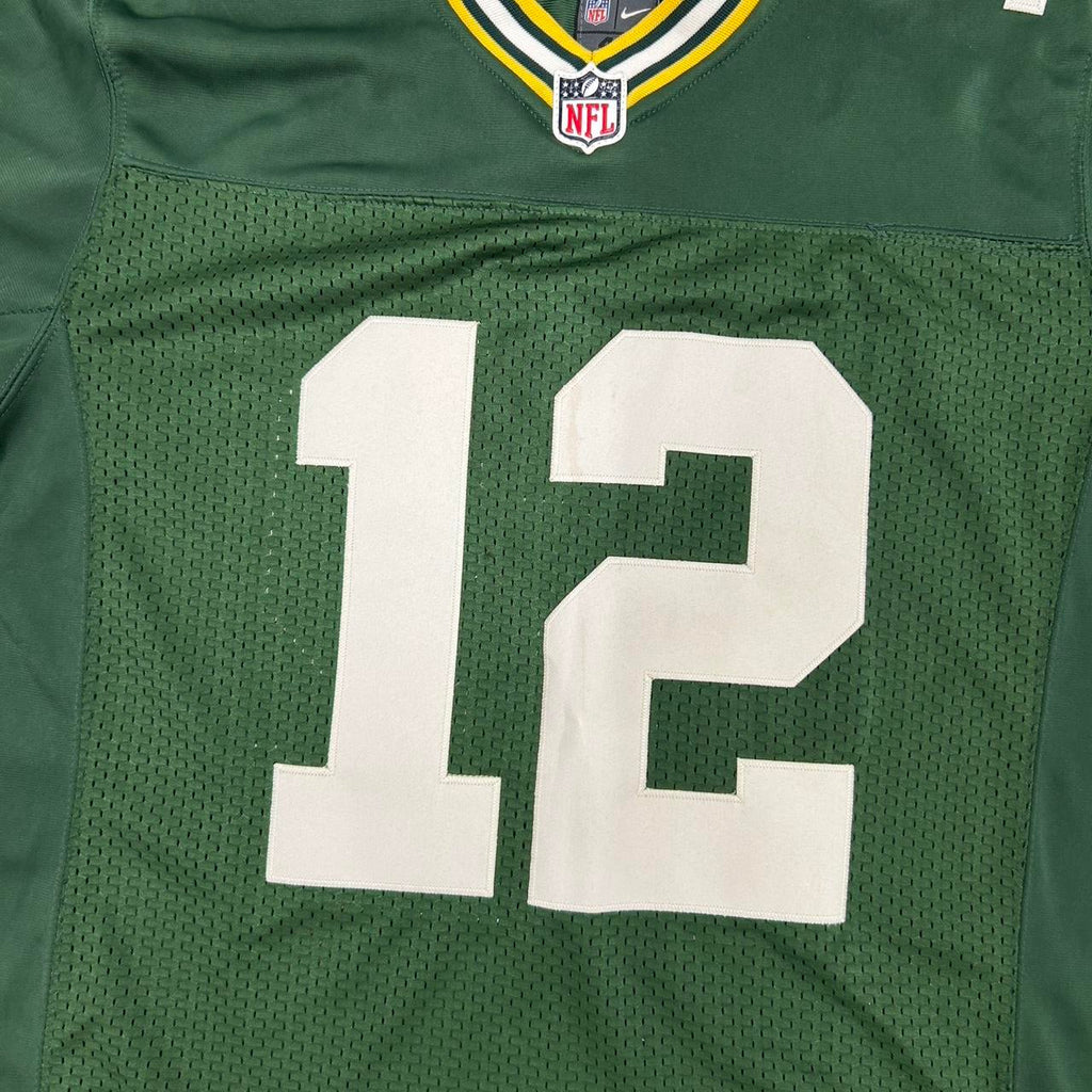 Green Bay Packers Aaron Rodgers Stitched Jersey – Size M – Good Condition
