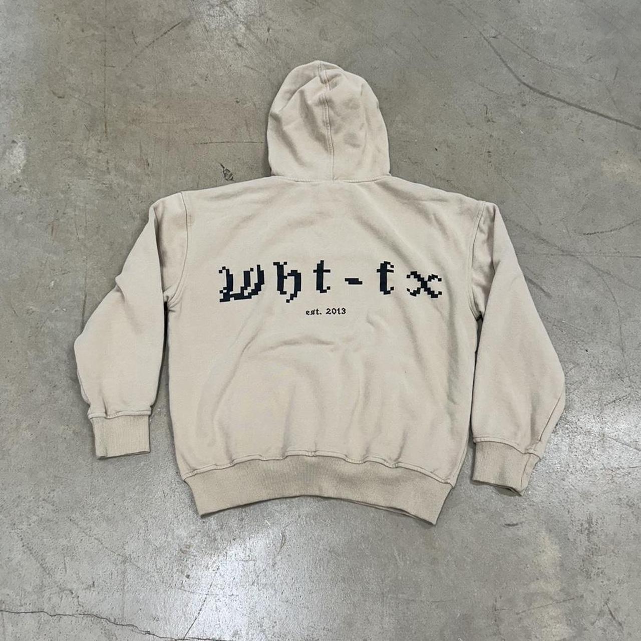 White Fox Boutique Tan Hoodie – Size S/M – Great Condition