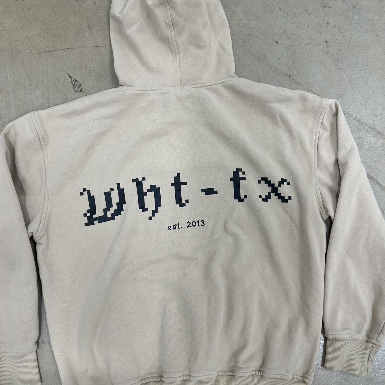 White Fox Boutique Tan Hoodie – Size S/M – Great Condition