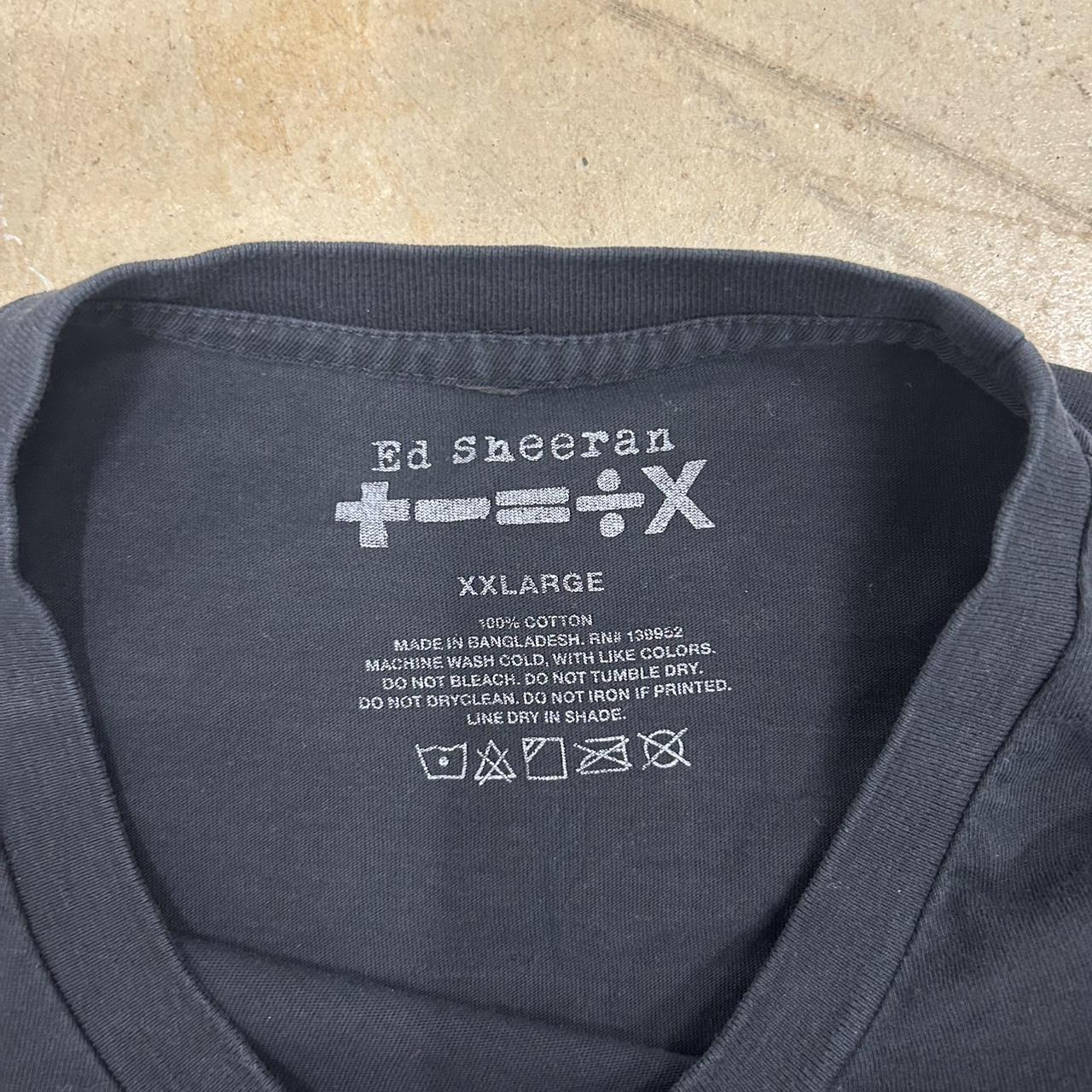 Ed Sheeran Houston Tour T-Shirt – Size 2XL – Perfect Condition