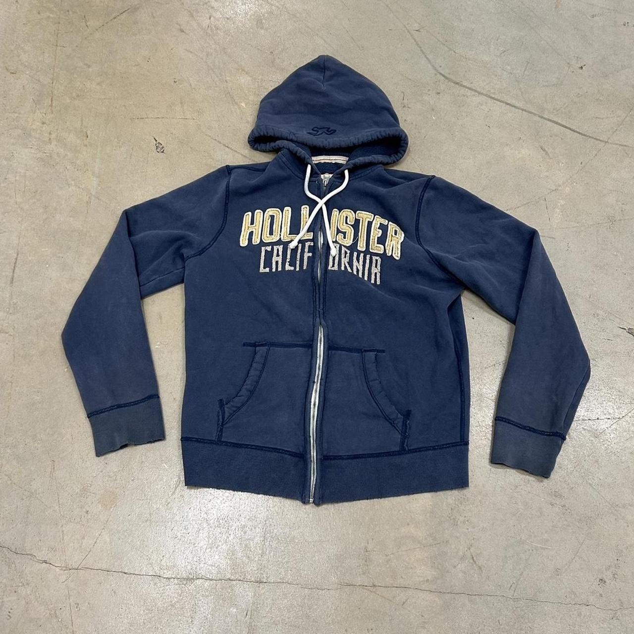 Y2K Hollister California Hoodie – Size XL – Great Condition – Slight Distressing