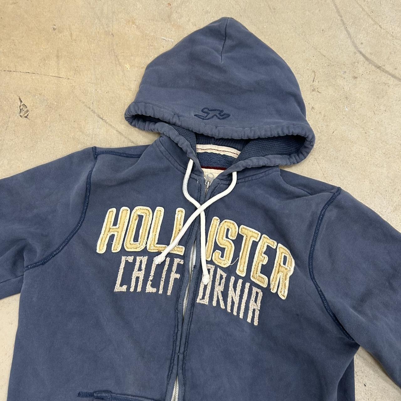 Y2K Hollister California Hoodie – Size XL – Great Condition – Slight Distressing