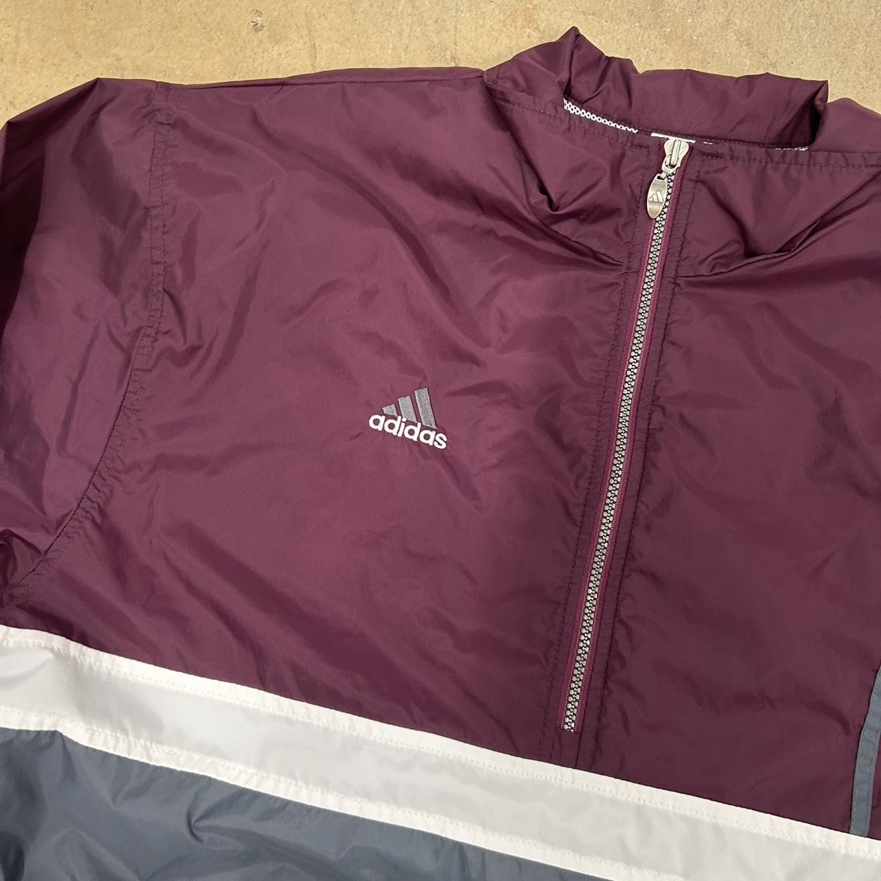 Vintage 80s Adidas Windbreaker Jacket – Size L – Great Condition