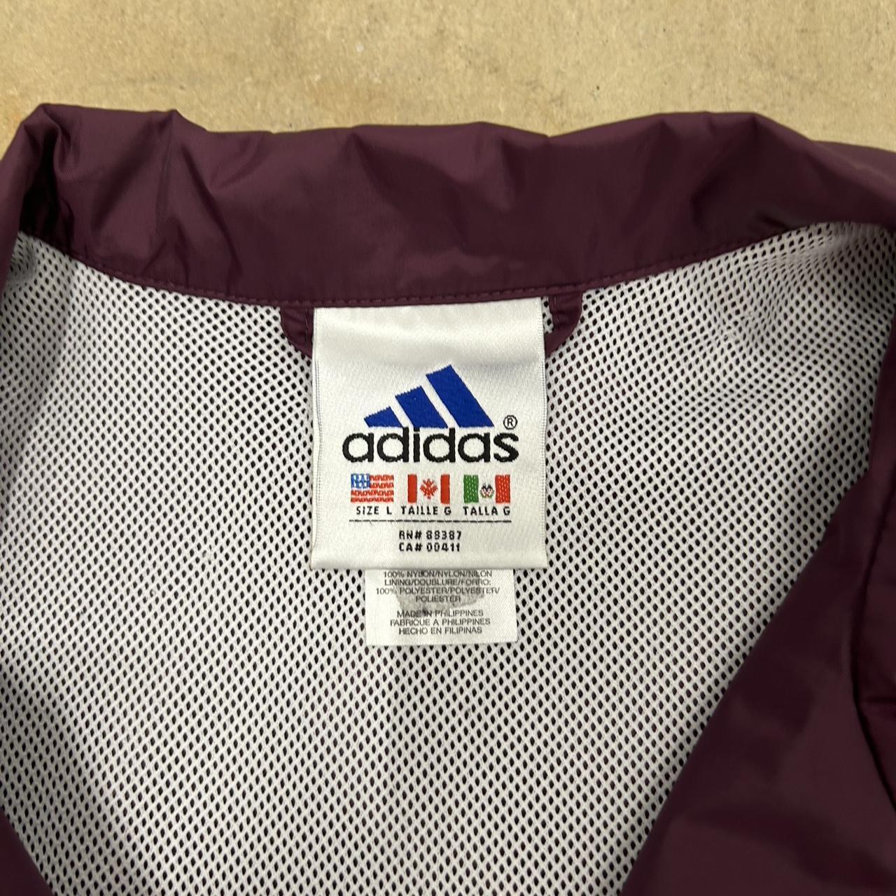 Vintage 80s Adidas Windbreaker Jacket – Size L – Great Condition