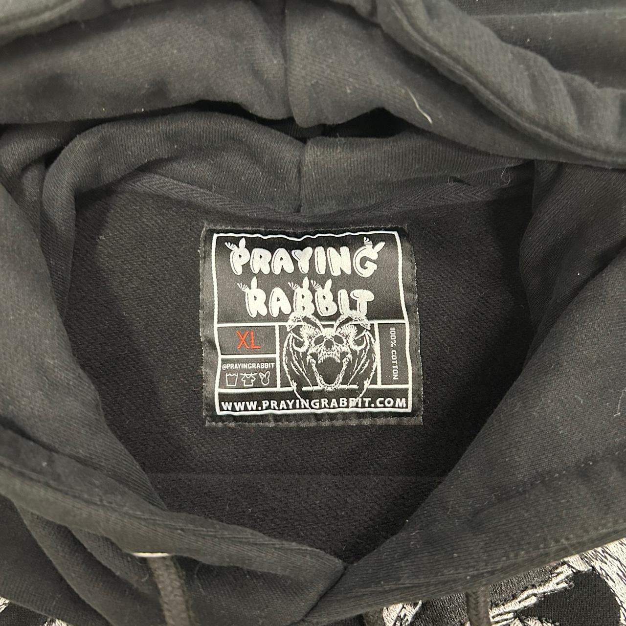 Praying Rabbit Demon Hoodie – Size XL – Great Condition