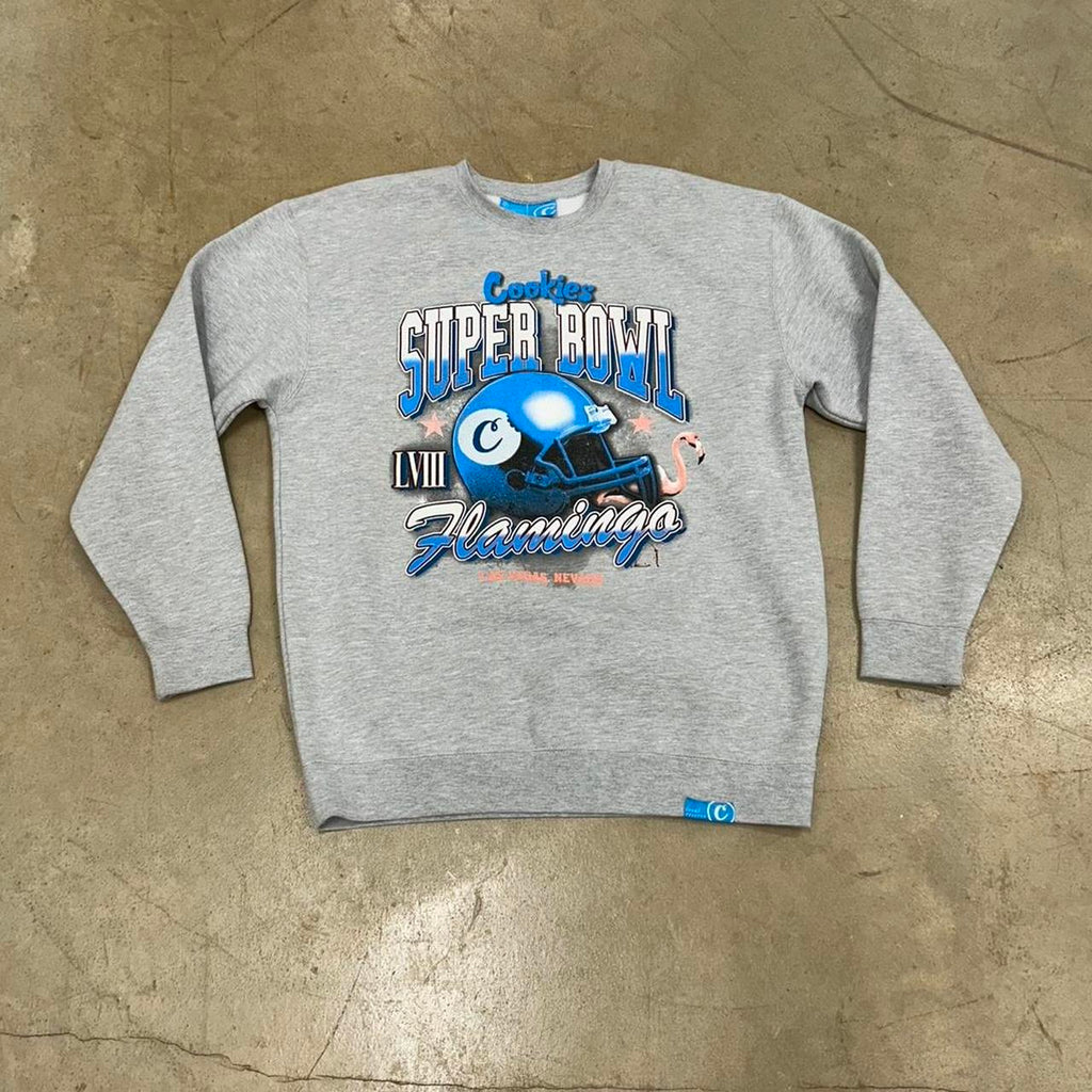 Rare Cookies Super Bowl Las Vegas Crewneck – Size L – Perfect Condition – Local Reverse