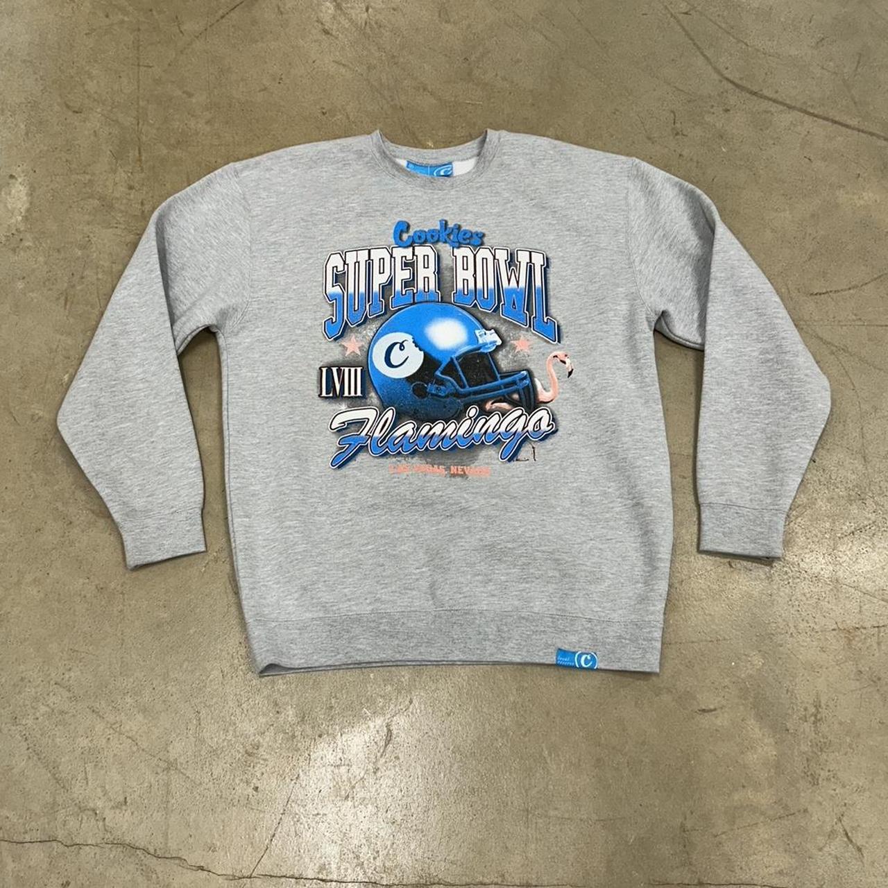 Rare Cookies Super Bowl Las Vegas Crewneck – Size L – Perfect Condition – Local Reverse