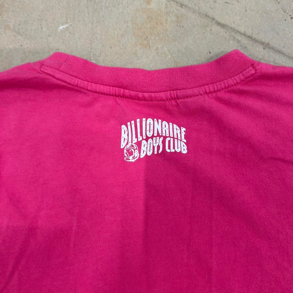 Pink Billionaire Boys Club Graphic Shirt – Size L (Oversized Fit), Great Condition, Small Stain on Back