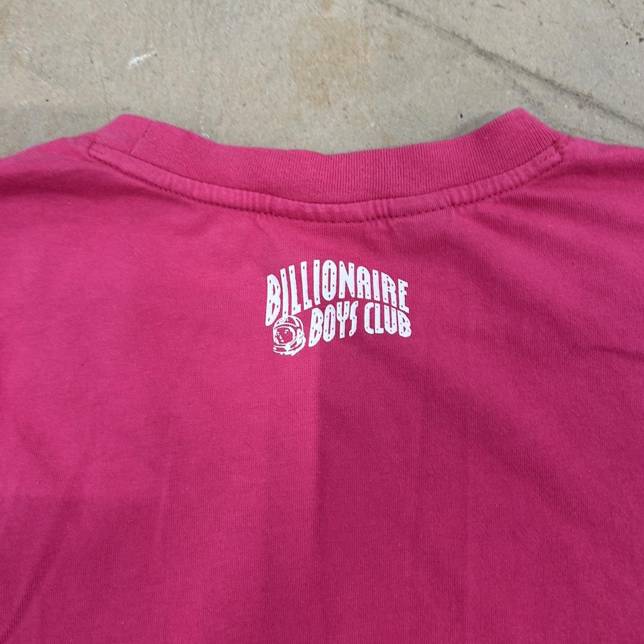 Pink Billionaire Boys Club Graphic Shirt – Size L (Oversized Fit), Great Condition, Small Stain on Back