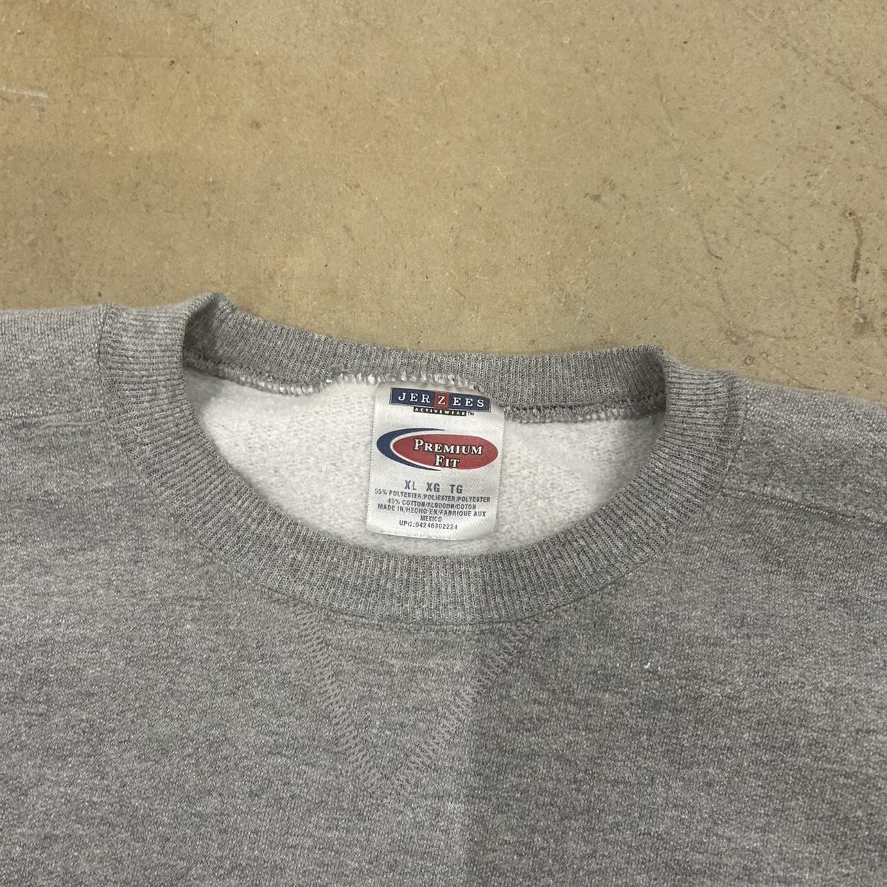 Jerzees Grey Blank Crewneck Sweatshirt – Size XL, Great Condition, Heavyweight