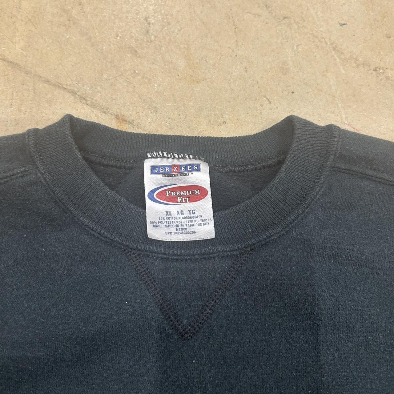 Jerzees Black Blank Crewneck – Size XL, Great Condition, Heavyweight