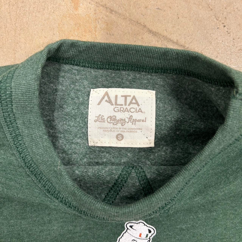 Miami Hurricanes Green Crewneck – Size S, Great Condition