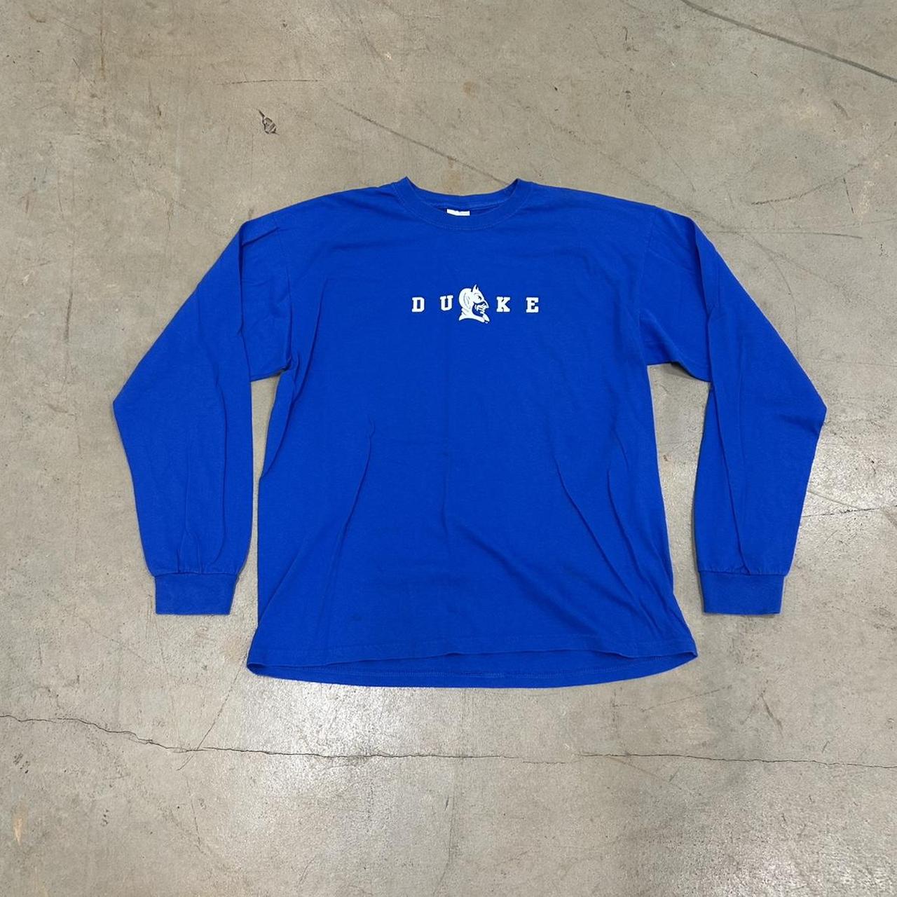 Duke Blue Devils Long Sleeve Shirt – Size L, Great Condition