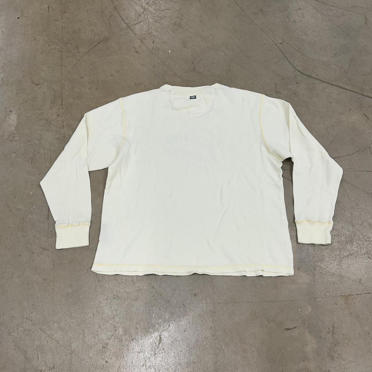 Y2K Cream Ecko Unltd. Thermal Long Sleeve – Size L, Perfect Condition