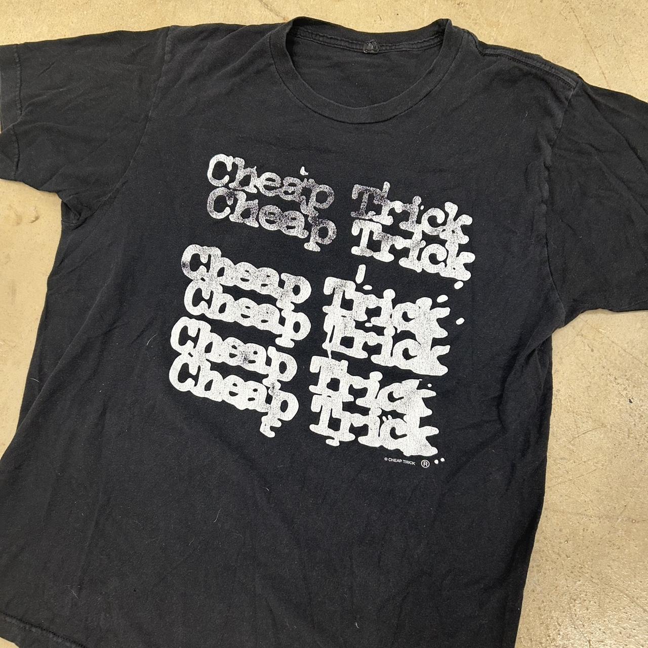 Vintage Cheap Trick Band Shirt – Size L, Tultex Tag, Okay Condition