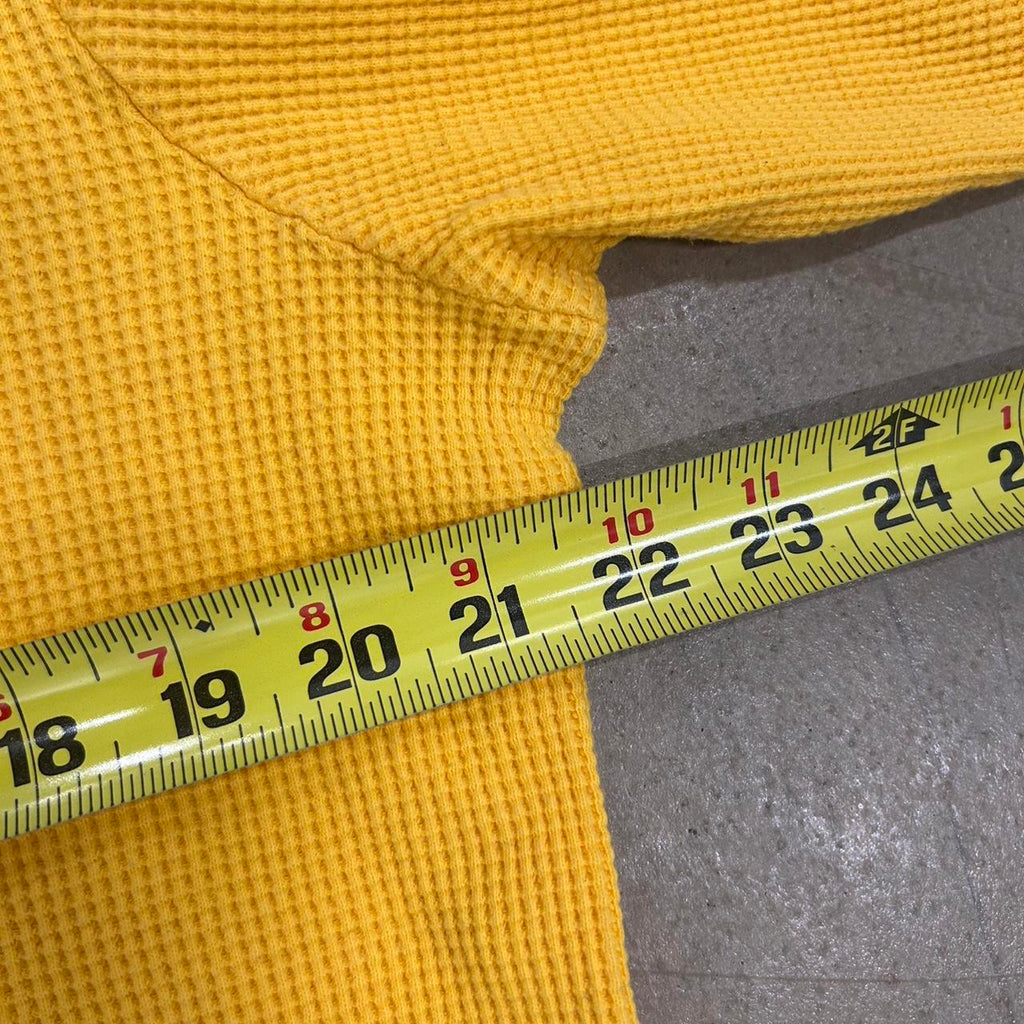 Vintage Polo Jeans Ralph Lauren Yellow Thermal – Size L, Great Condition