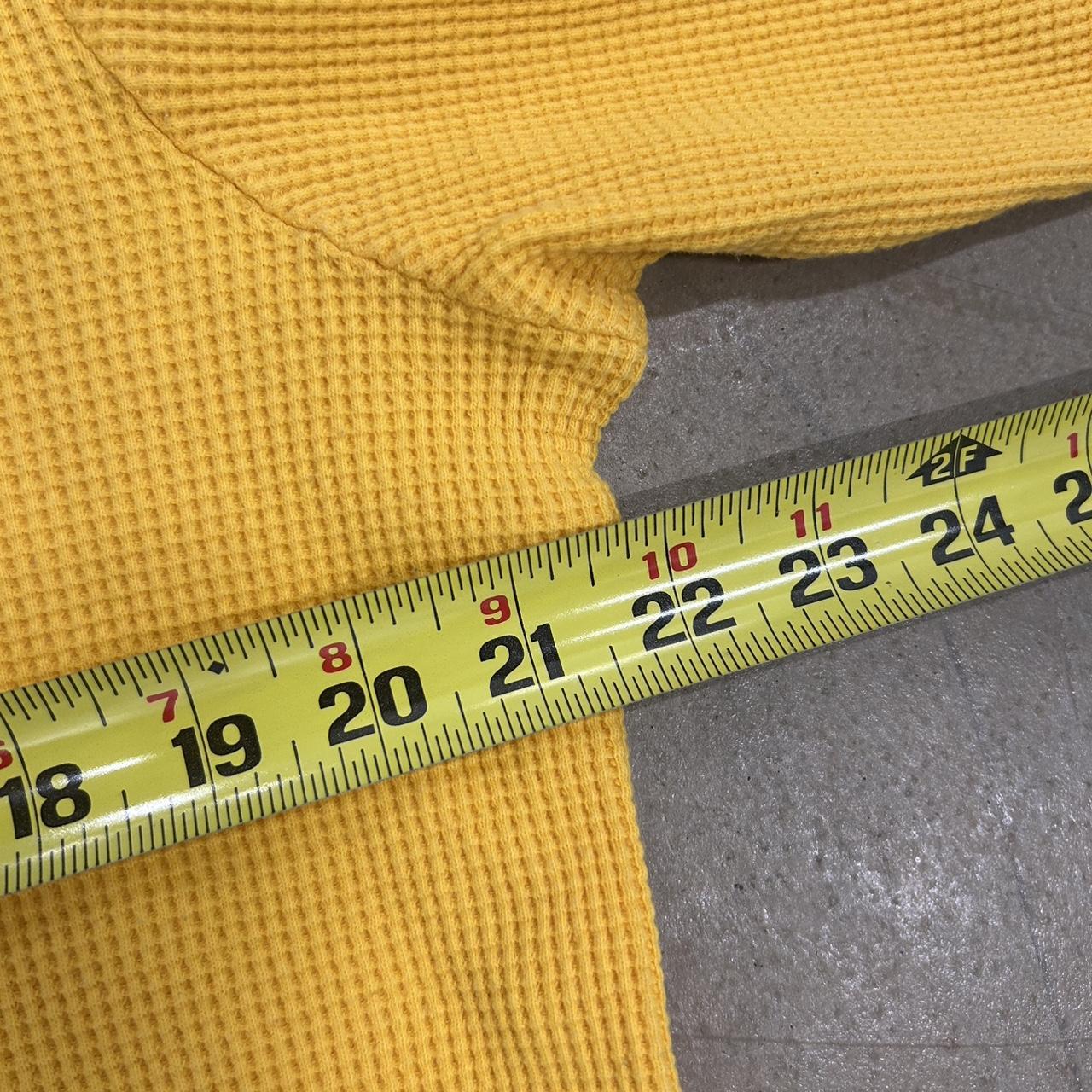 Vintage Polo Jeans Ralph Lauren Yellow Thermal – Size L, Great Condition