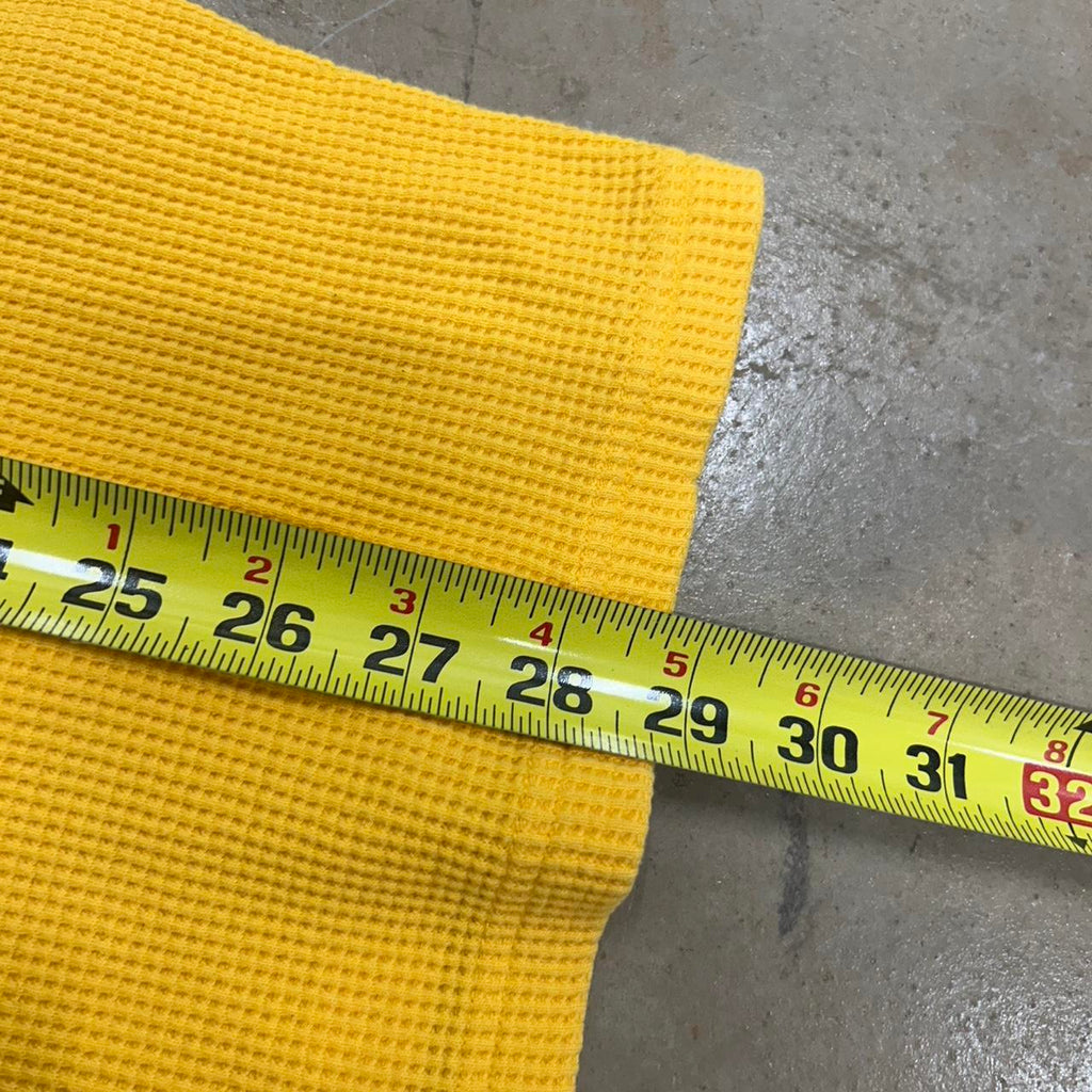 Vintage Polo Jeans Ralph Lauren Yellow Thermal – Size L, Great Condition