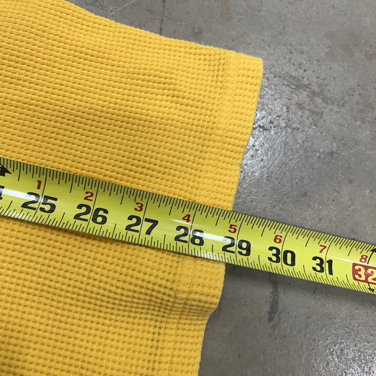 Vintage Polo Jeans Ralph Lauren Yellow Thermal – Size L, Great Condition