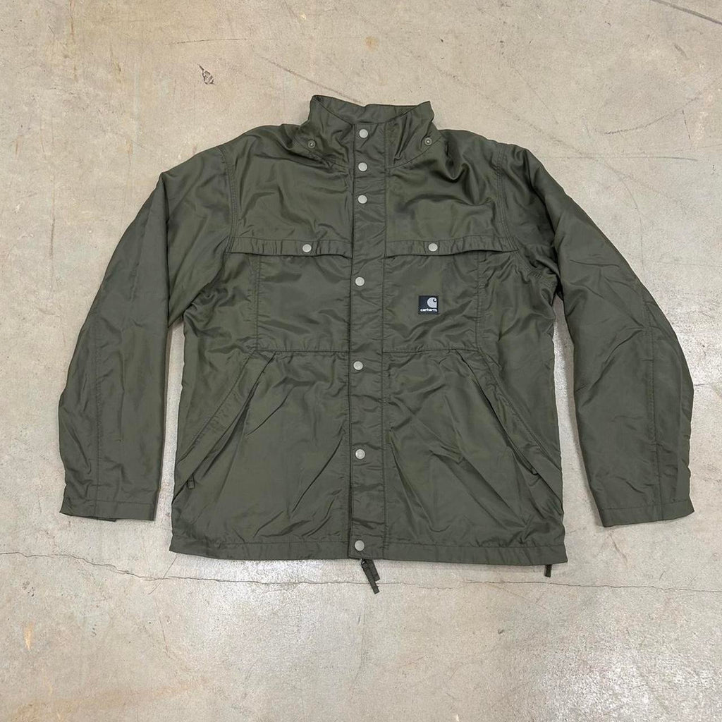 Green Carhartt WIP Nylon Jacket – Size L, Good Condition