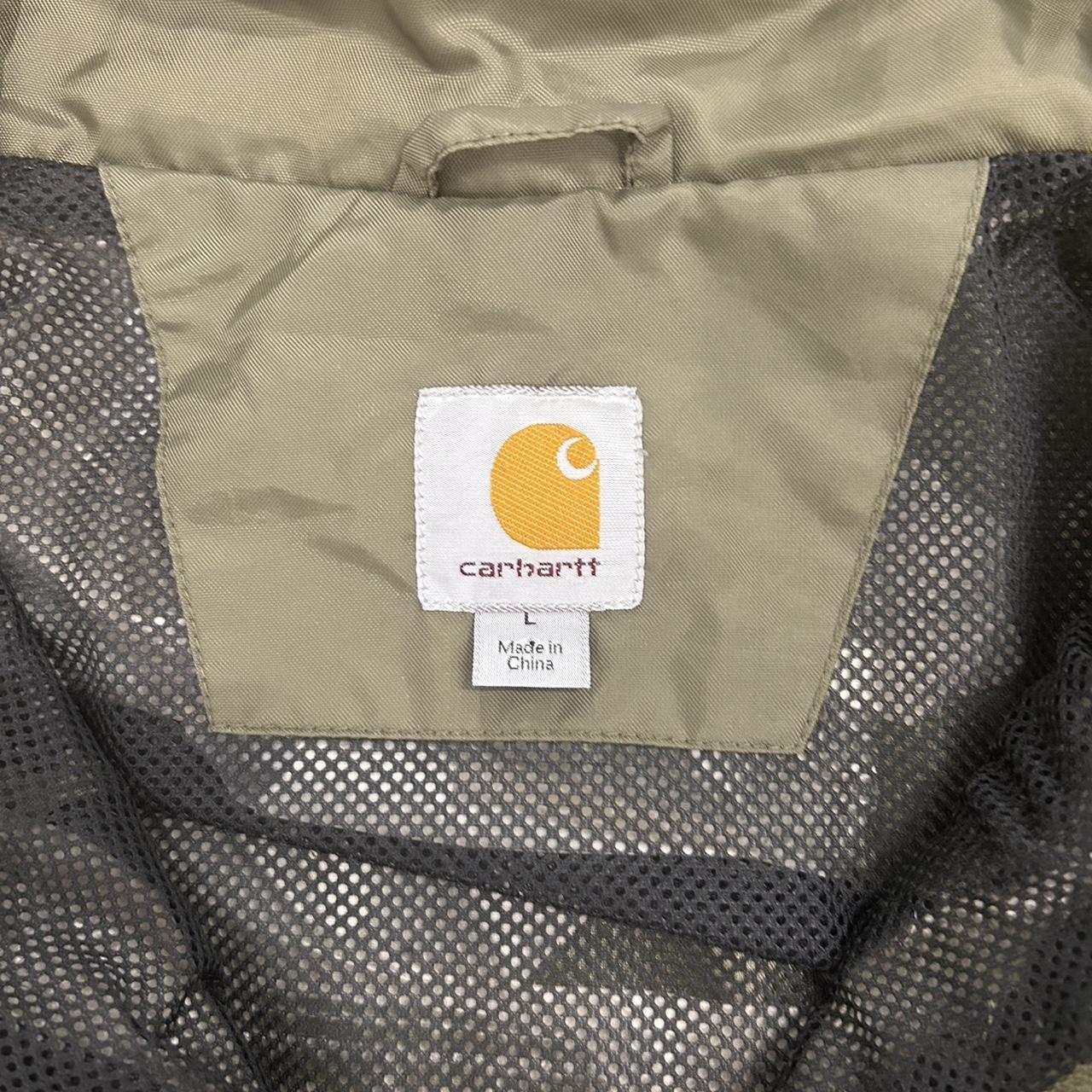 Green Carhartt WIP Nylon Jacket – Size L, Good Condition