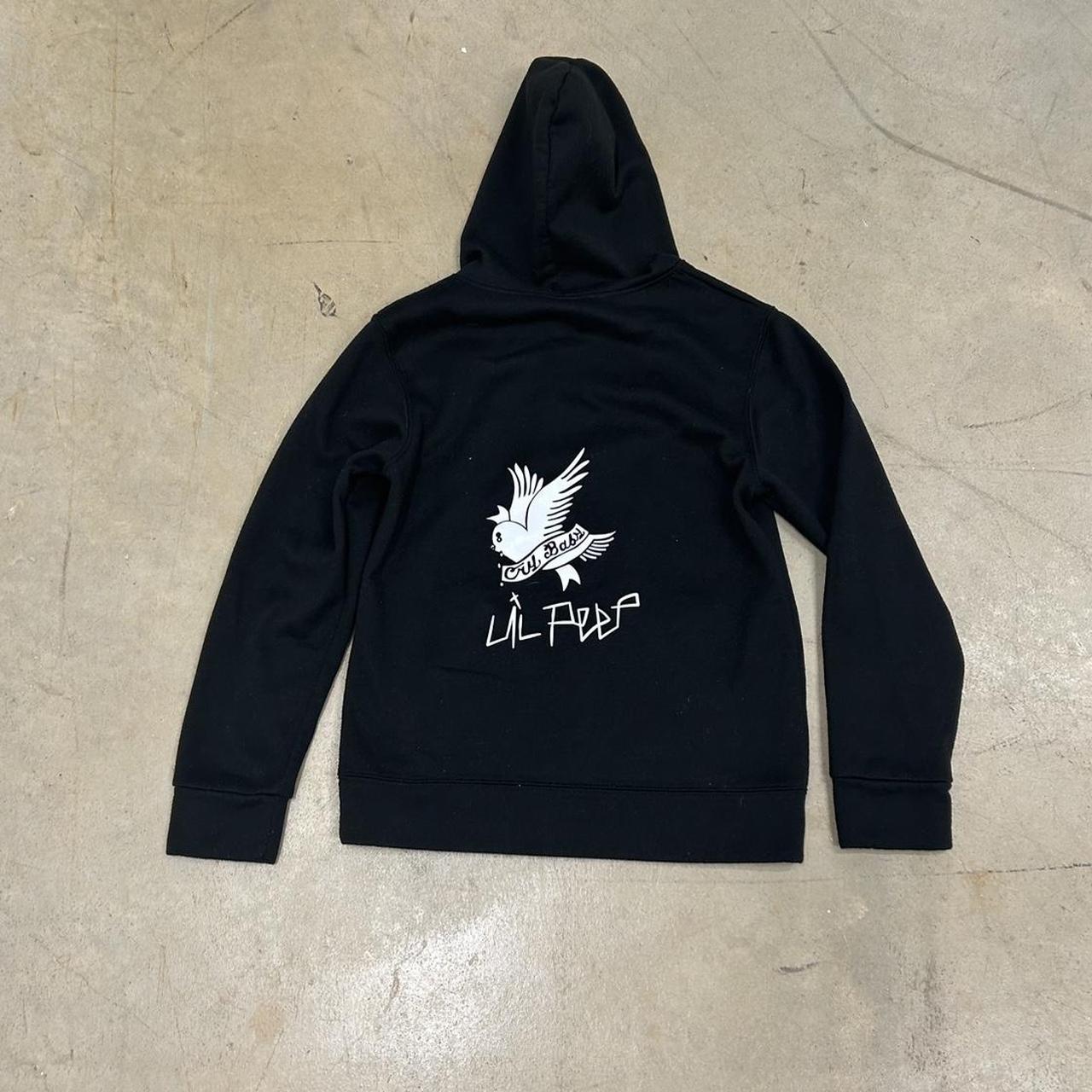 Lil Peep Cry Baby Hoodie – Size M, Okay Condition