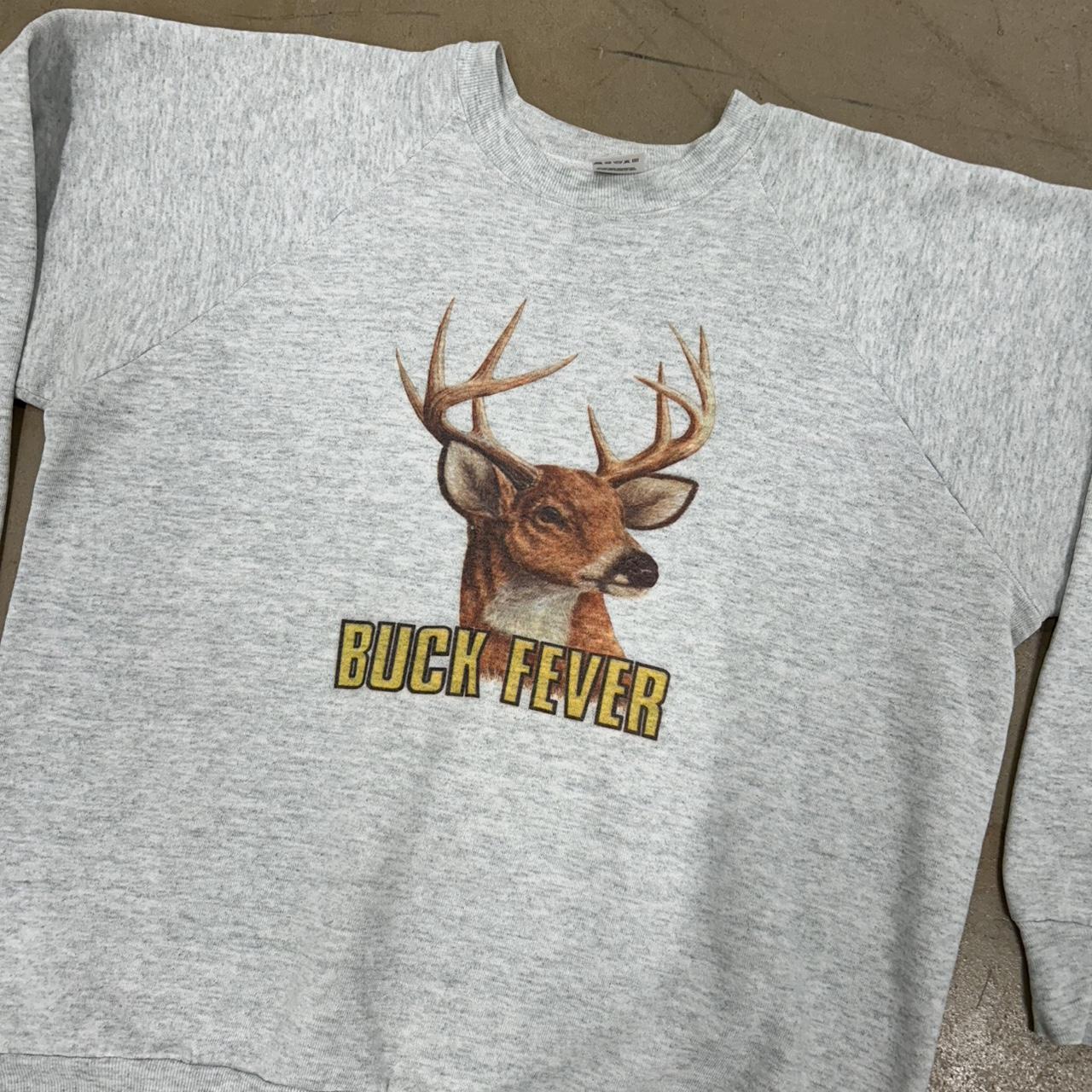 Vintage 80s Buck Wild Crewneck – Size XL, Great Condition