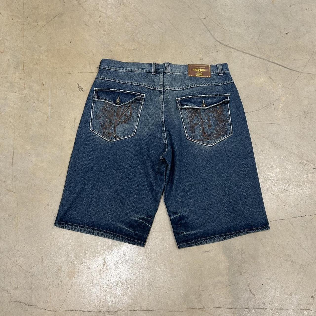 Phat Farm Y2K Embroidered Jorts – Size 44, Good Condition