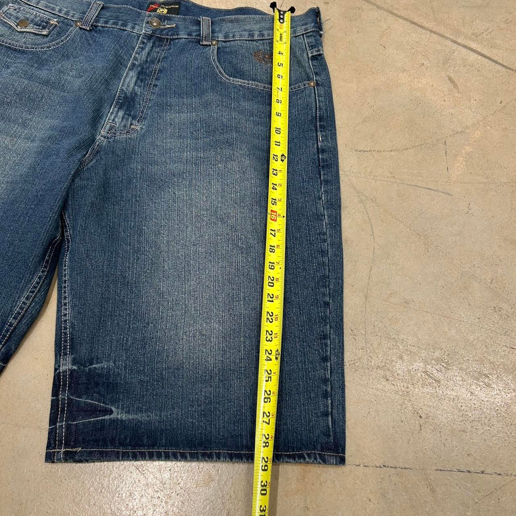 Phat Farm Y2K Embroidered Jorts – Size 44, Good Condition