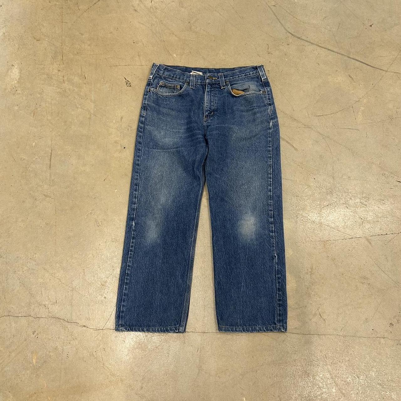 Vintage Carhartt Jeans – Size 34x30, Great Condition, Relaxed Fit