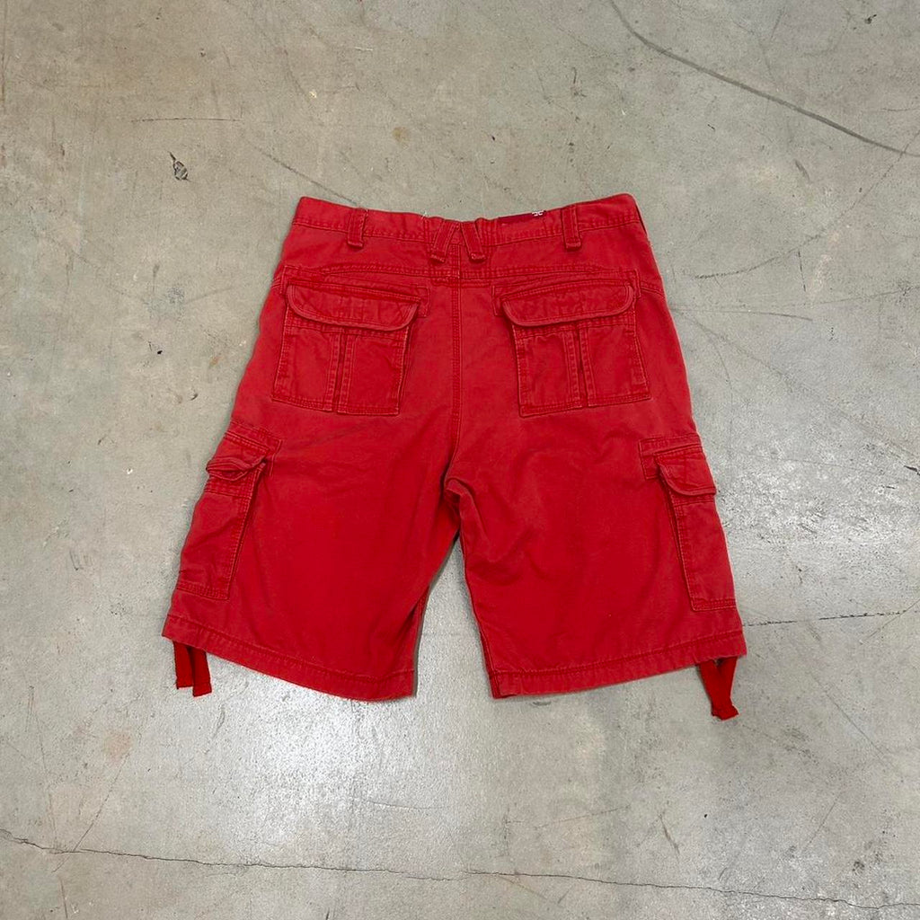 Y2K Red Jordan Craig Cargo Shorts – Size 36, Great Condition