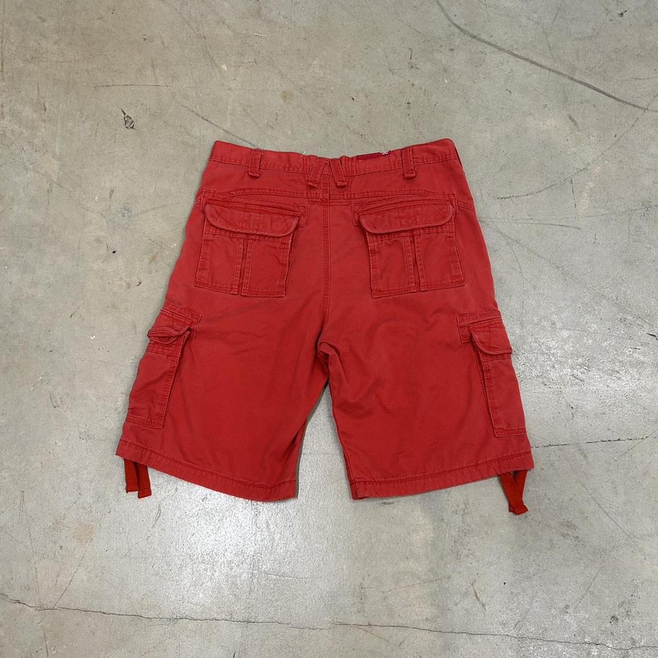Y2K Red Jordan Craig Cargo Shorts – Size 36, Great Condition