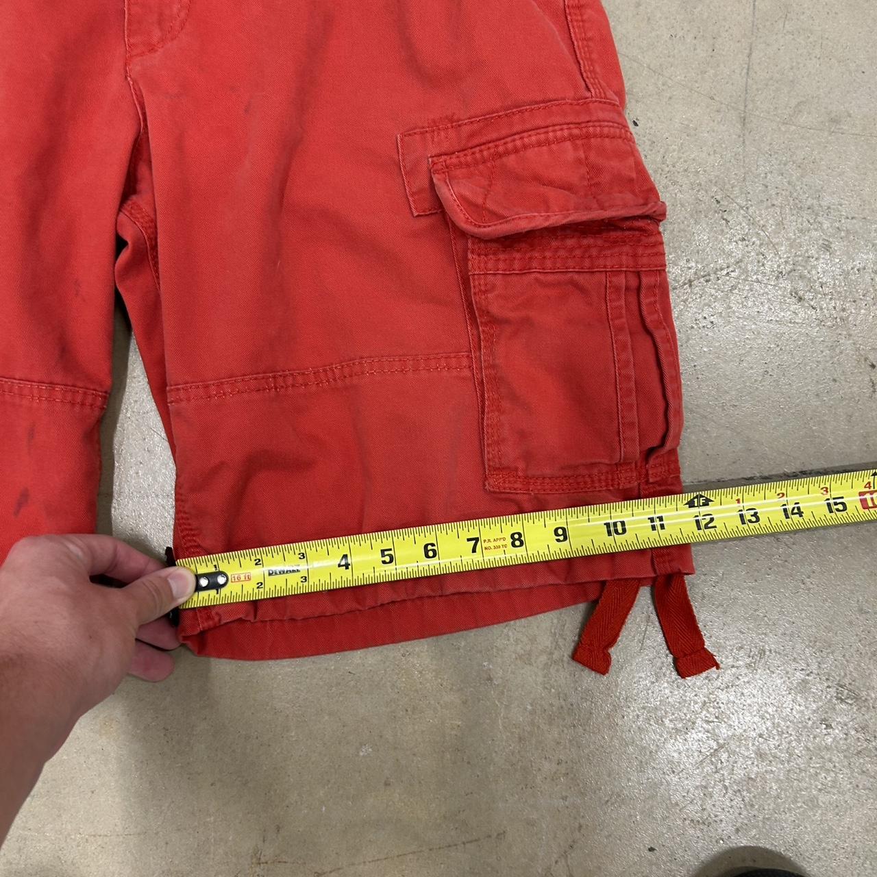 Y2K Red Jordan Craig Cargo Shorts – Size 36, Great Condition