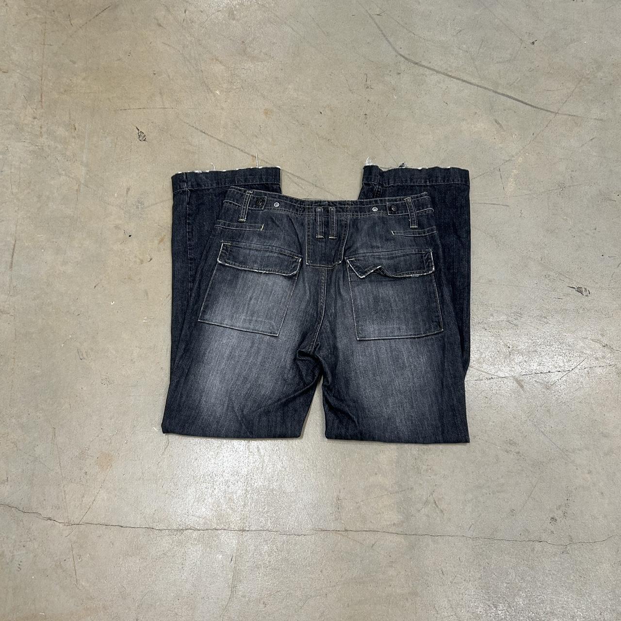 Black Gap Streetwear Jeans – Size 34x34, Good Condition, Small Hole and Stain Shown