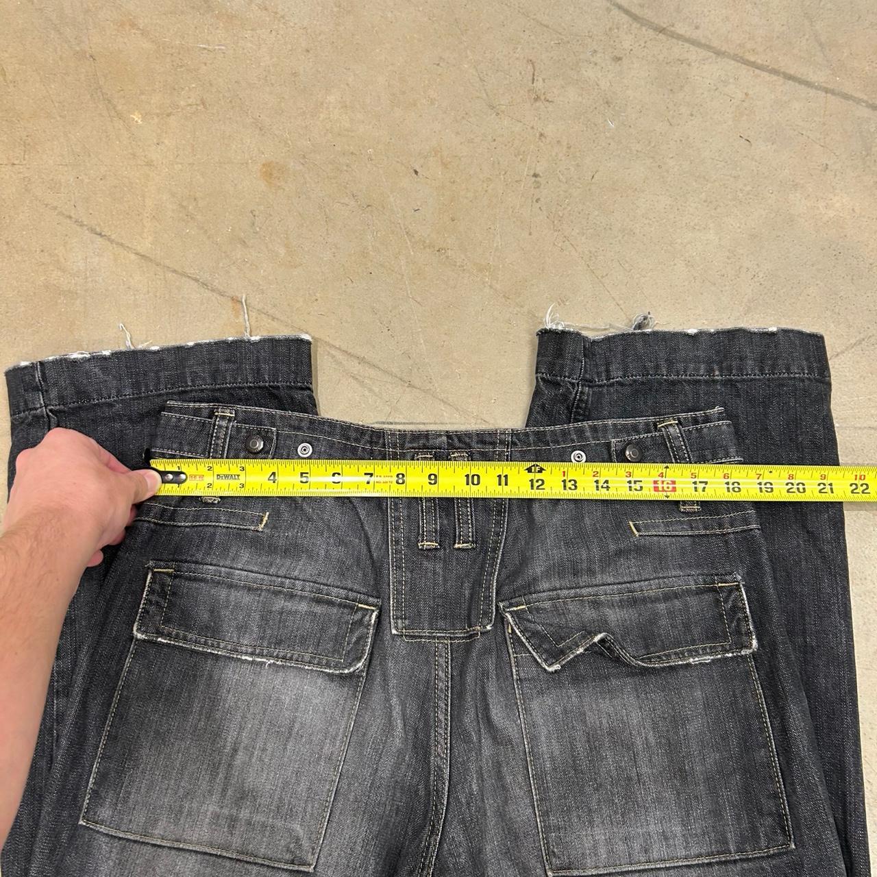 Black Gap Streetwear Jeans – Size 34x34, Good Condition, Small Hole and Stain Shown