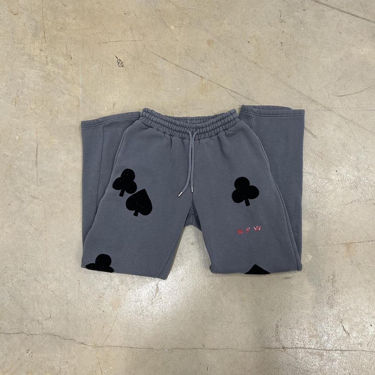 BoohooMAN Grey Saint Sweatpants – Size S, Great Condition