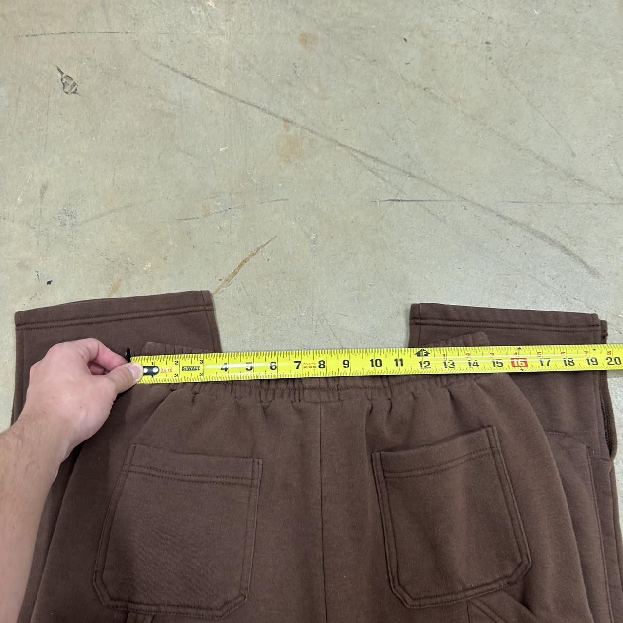 Fashion Nova Double Knee Brown Sweatpants – Size S, Great Condition