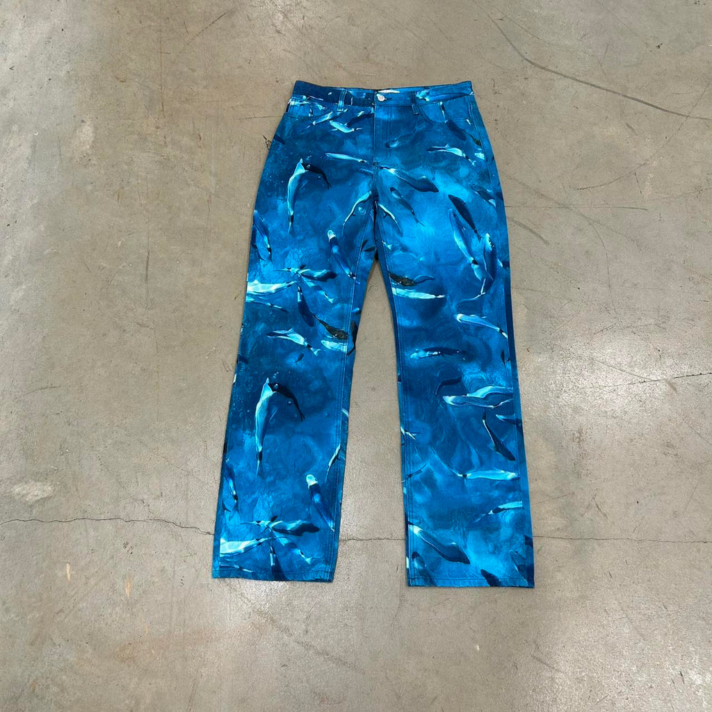 Zara Blue Fish Jeans – Size 32x32, Great Condition