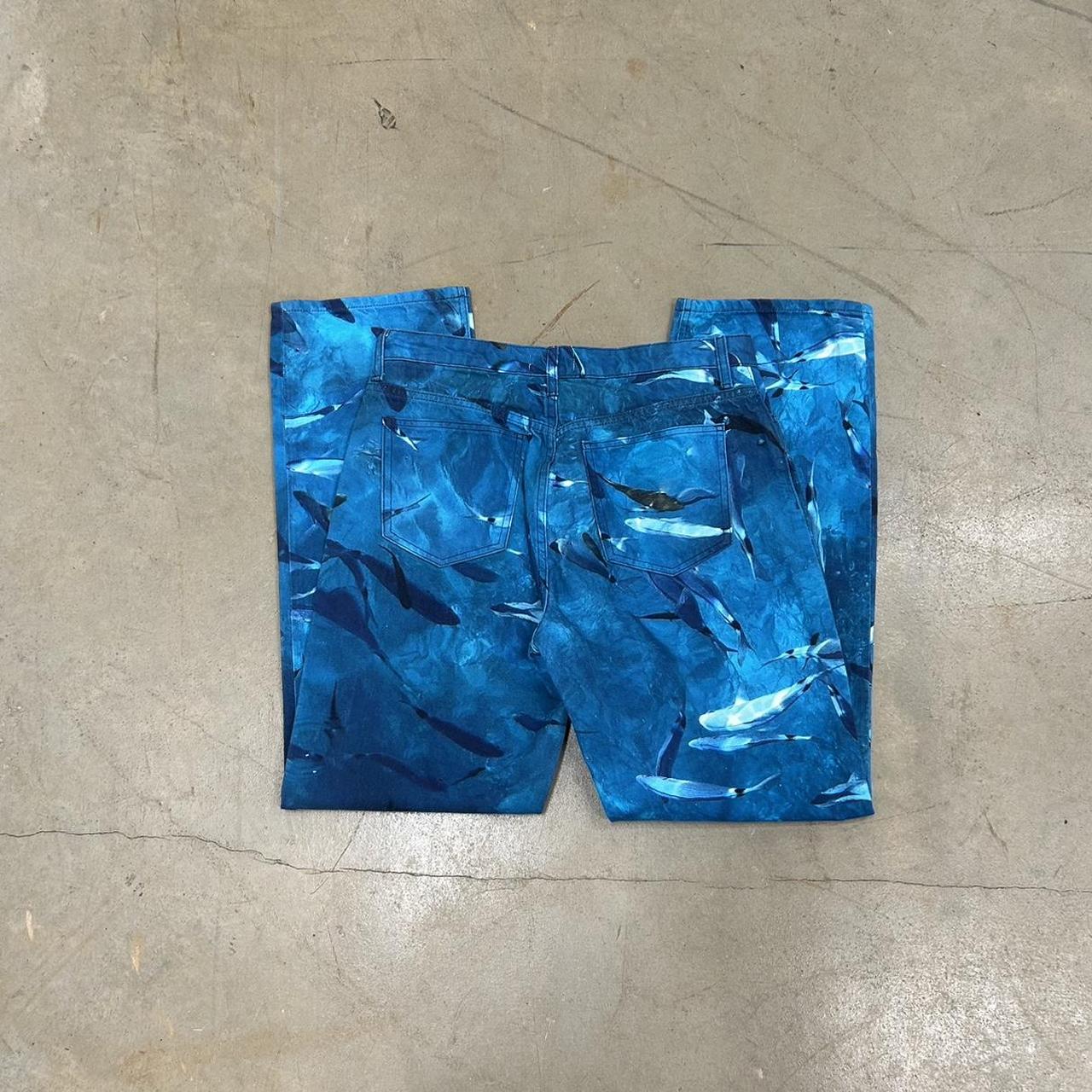 Zara Blue Fish Jeans – Size 32x32, Great Condition